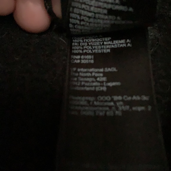 North Face black zip up fleece size small - Picture 8 of 12